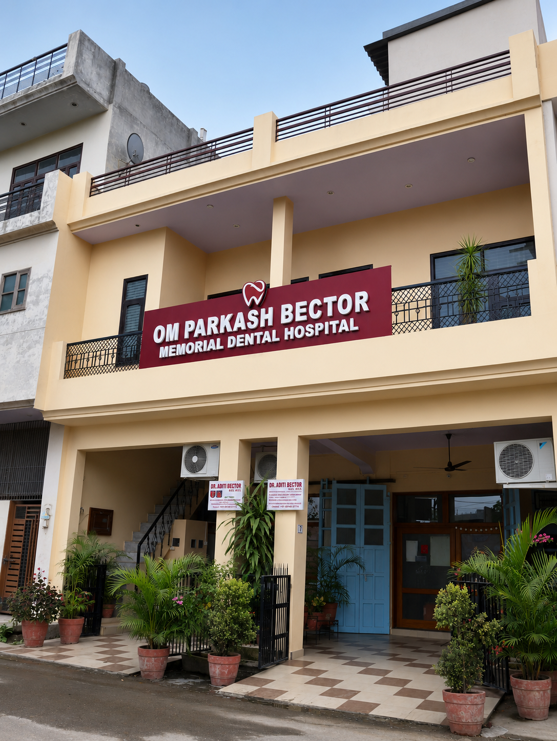Om Parkash Bector Memorial Dental Hospital Exterior